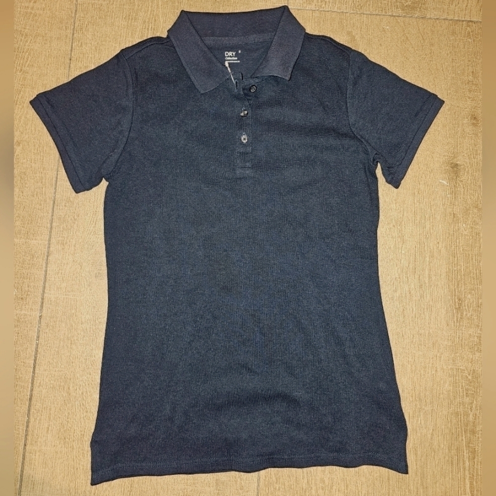 NWT Lativ Ladies' Dry Collection Black Polo Shirt Size Small